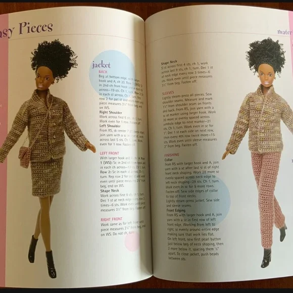 Crochet for Barbie 75 creations to crochet Book has 144 pages of ideas - Picture 3 of 4